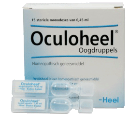 Oculoheel is een homeopathisch geneesmiddel voor gebruik bij oogirritatie en allergische blindvliesontsteking bij de hond