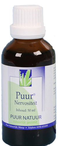 Puur Nervositeit voor de hond in alle situaties van angst en onrust, waaronder ook bij angst voor vuurwerk, onweer of andere harde geluiden